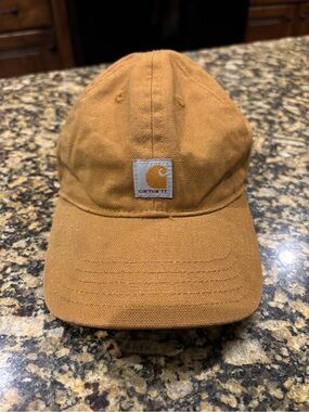 Carhartt baby/toddler Carhartt Brown Canvas Baseball Cap